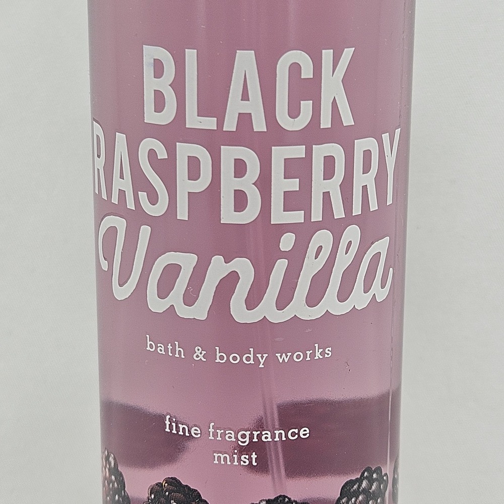 Bath & Body Works Black Raspberry Vanilla Fine Fragrance Mist 8 OZ Discontinued - Picture 2 of 4